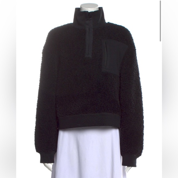Alexander wang black Sherpa style jacket - Picture 1 of 4